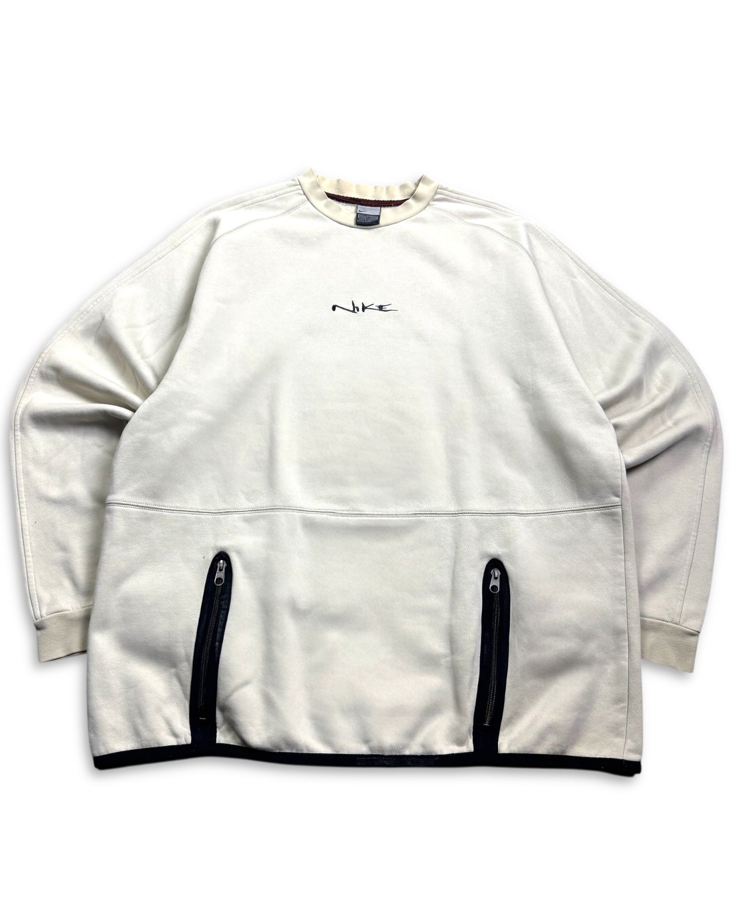 2000‘s Nike Tactical Sand Beige Sweater *rare (L)