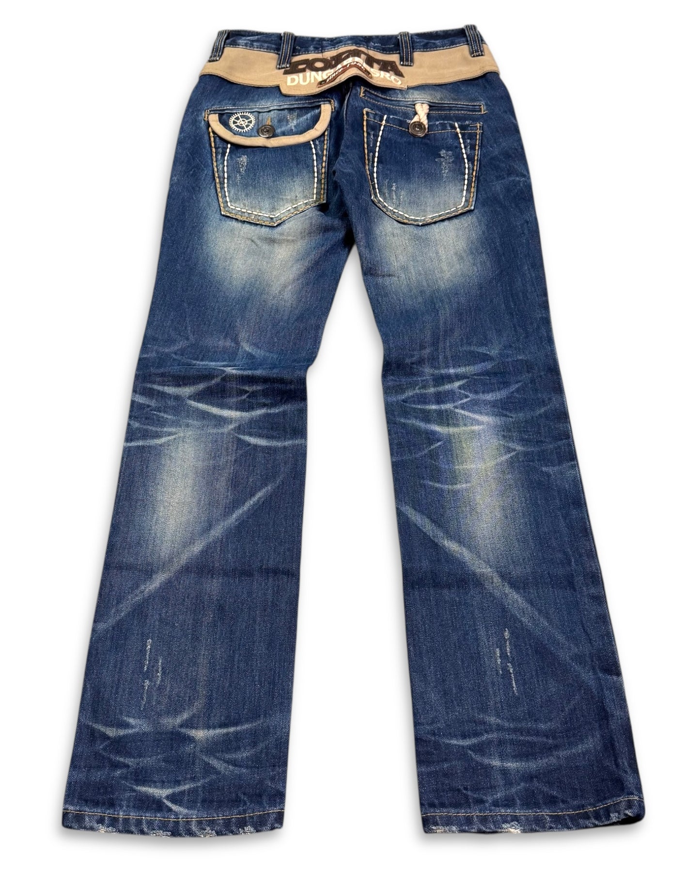 2000’s Lolita Japanese Straight Jeans made in Korea Women’s *very rare (XS)