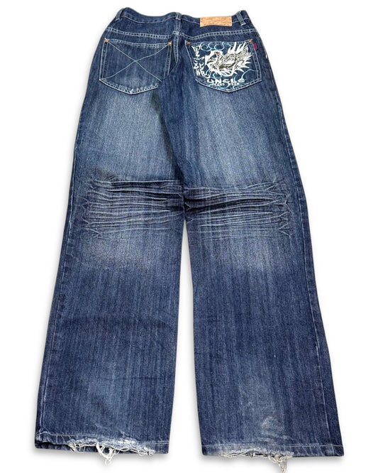 2000’s Uncle Japanese Baggy Jeans *rare 28x32