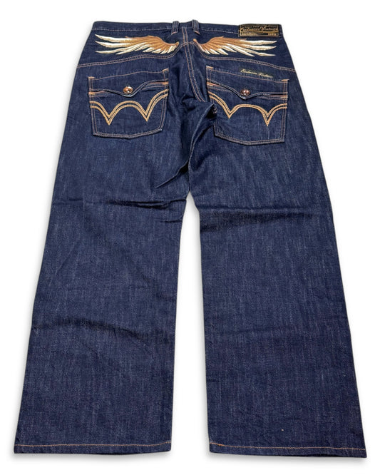 2000’s Edwin Japanese Baggy Jeans *very rare 36x30