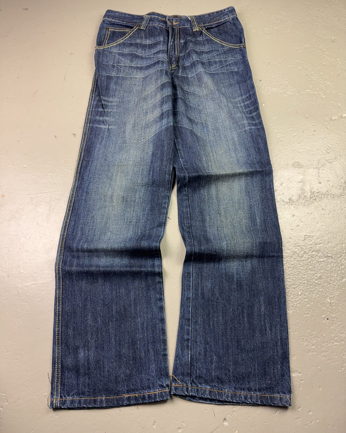 2000's Japanese Baggy/Bootcut Jeans *rare 32x32 (M)