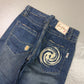 2000's Fujin Japanese Straight/Baggy Jeans *rare 28x32 (S)