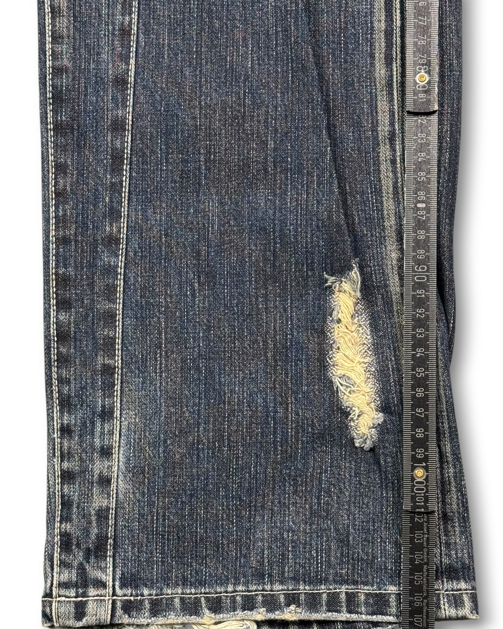 2000's Osaka Big Train Japanese Archive Baggy/Straight Jeans *extremely rare 32x32 (M)
