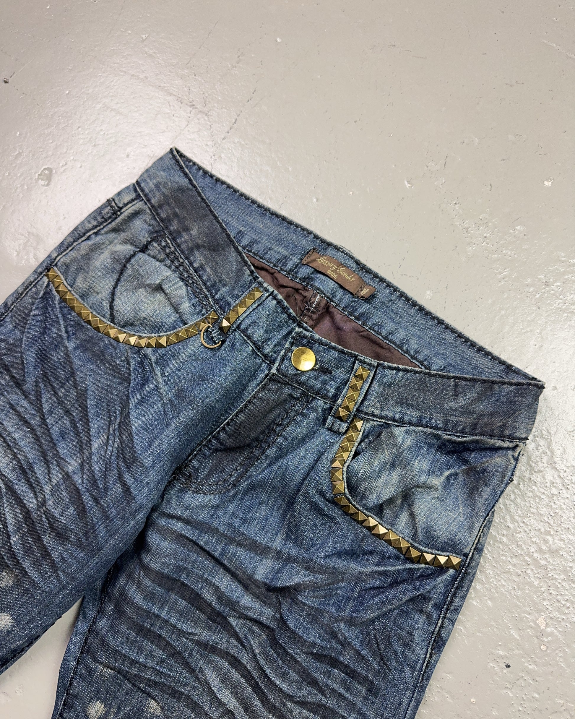 2000's Luxury Gender Japanese Archive Bootcut Jeans *very rare 30x32 (M)