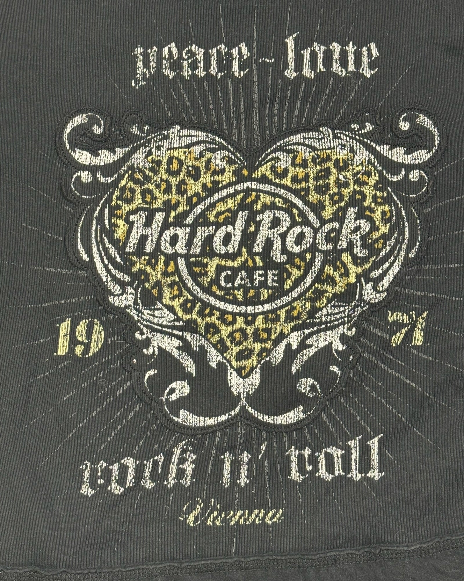 2000's Hard Rock Cafe Zip Hoodie Women's Women's * (M)