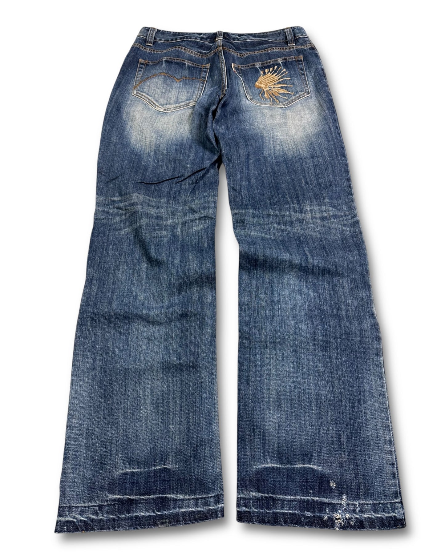 2000's J925 Baggy Japanese Jeans *very rare 36x34 (XL)