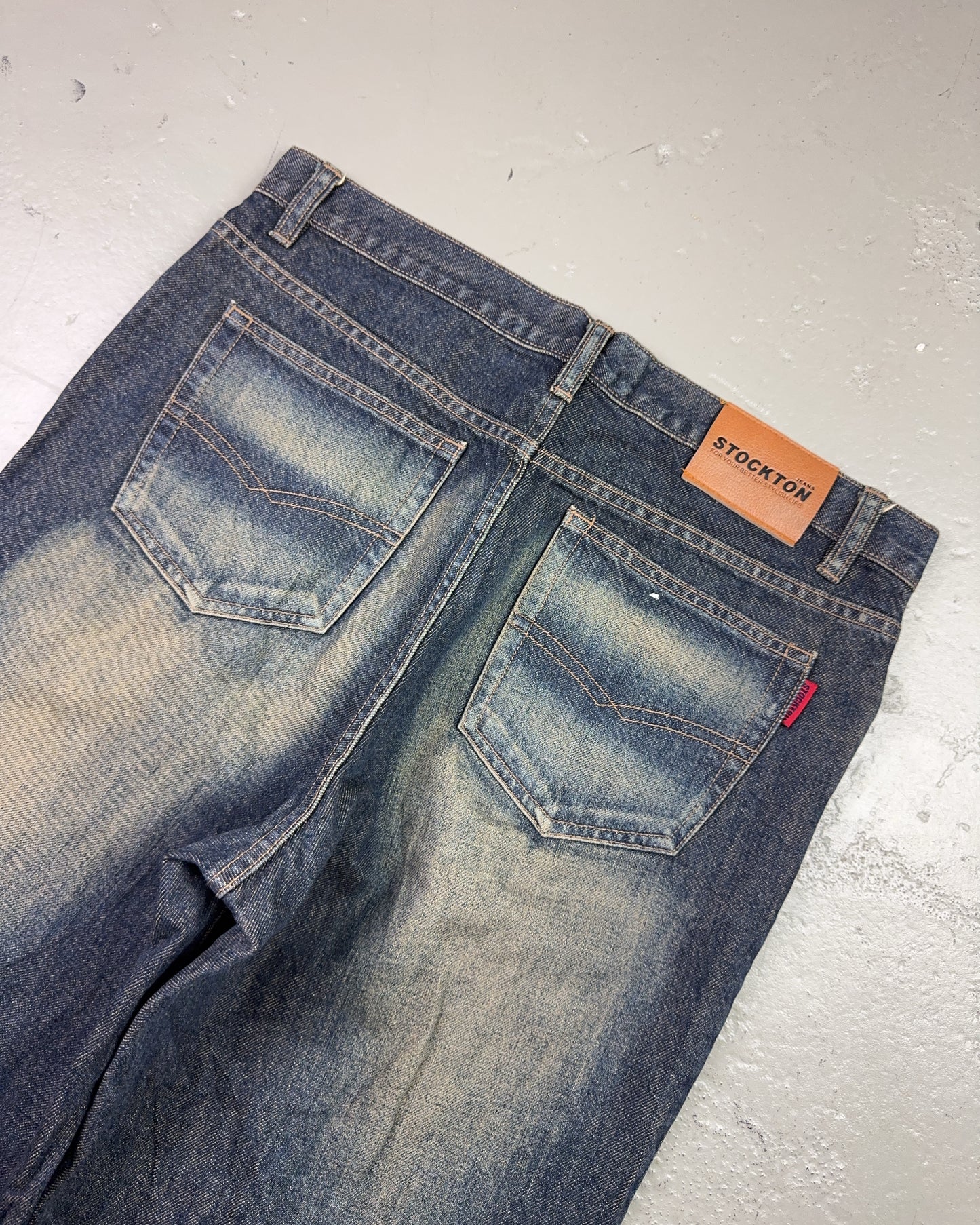 2000's Stockton Japanese Baggy Jeans *rare 34x34 (L)