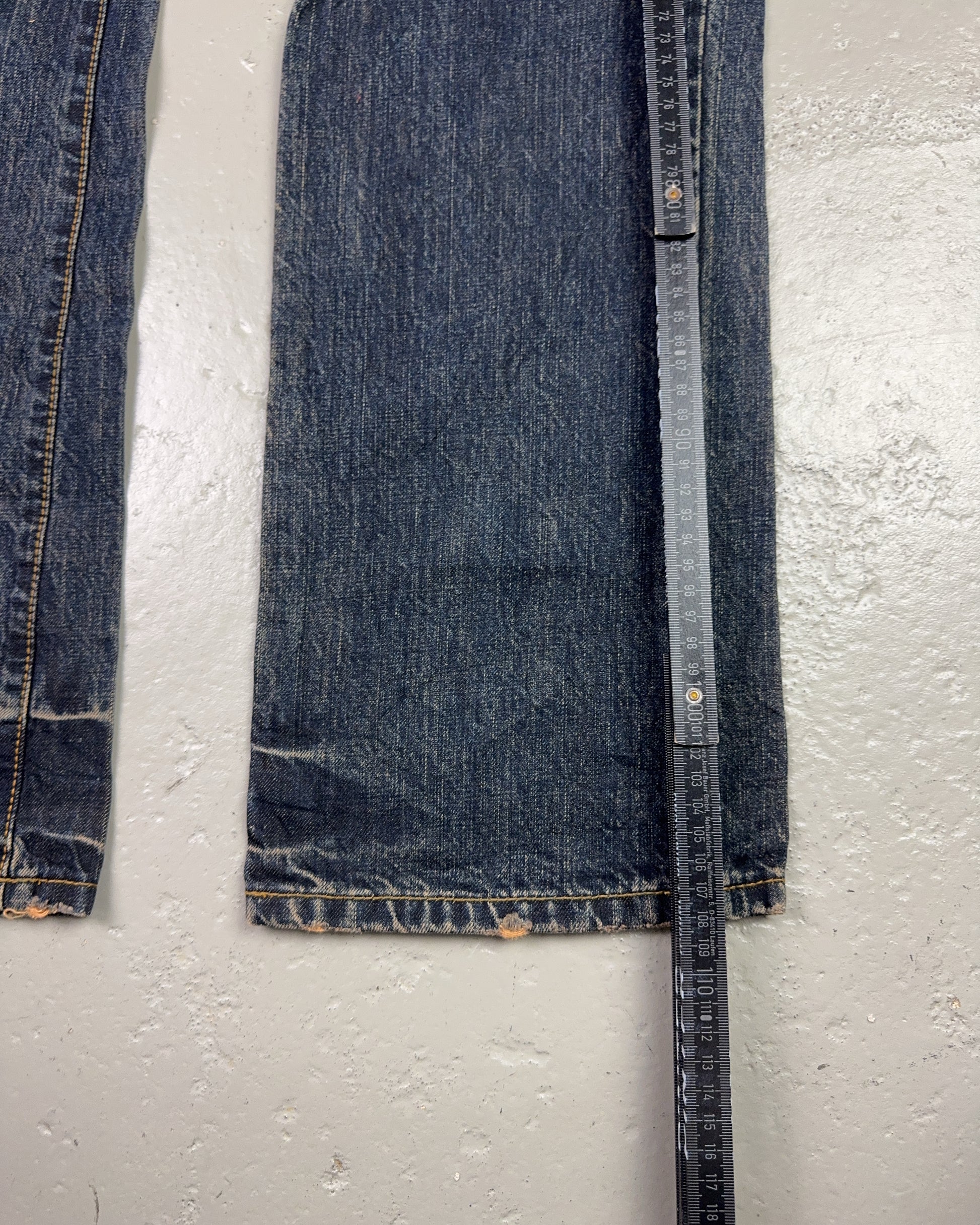 2000's Oniarai Japanese Straight Jeans *rare 30x34 (M)