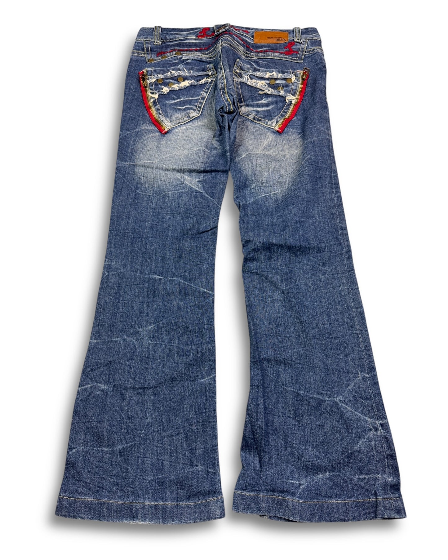 2000's Lolita Low Waist/Bootcut Japanese Jeans Women's *very rare 30x28 (M)