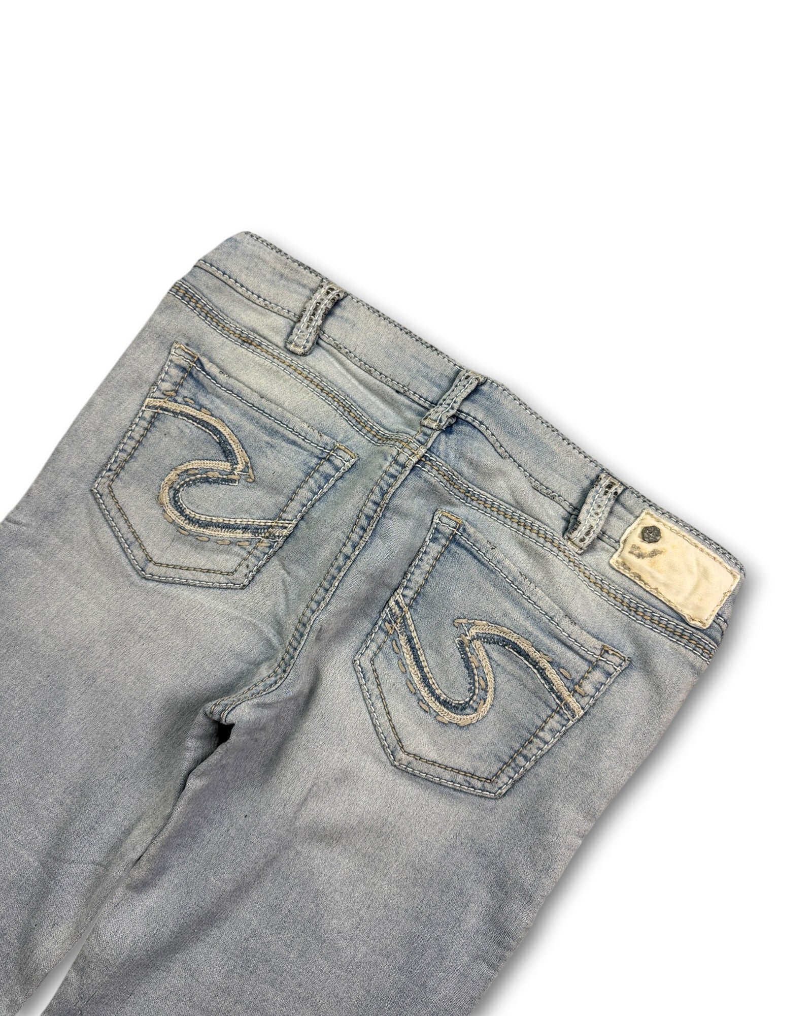 2000's Silver Low Waist/Bootcut Pants Women's * 36x32 (XL)