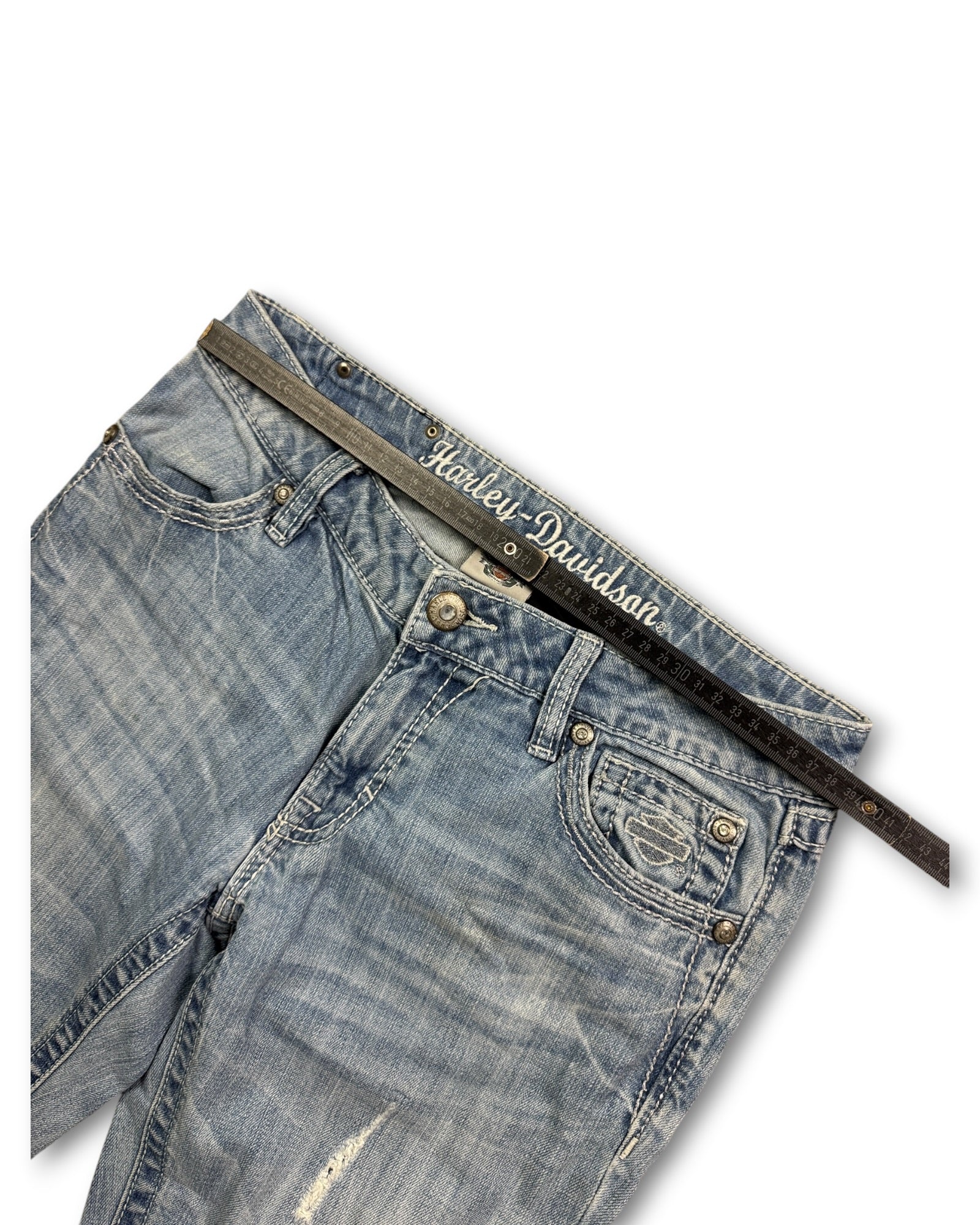 2000's Harley-Davidson Low Waist/Bootcut Jeans Women's *very rare 30x30 (M)