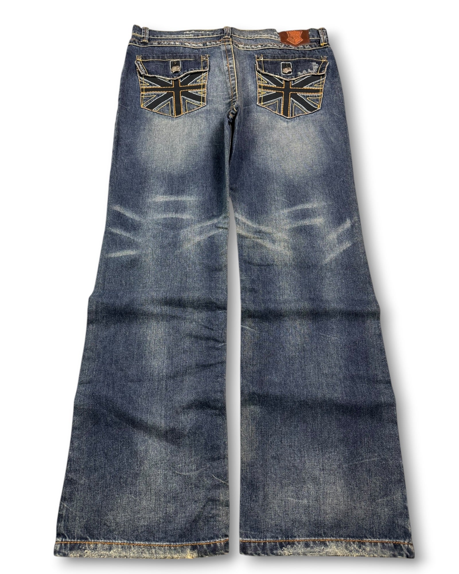 2000's Japanese Archive Baggy/Bootcut Jeans *very rare 38x36 (XXL)
