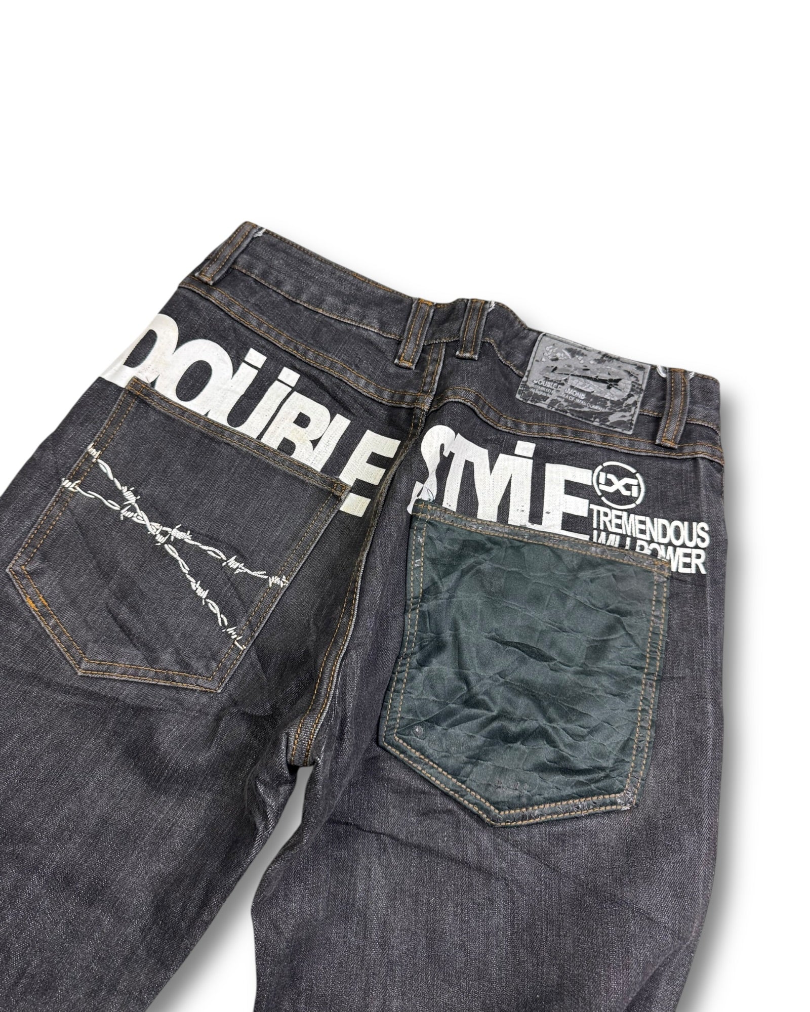 2000's Double D Straight/Baggy Japanese Jeans *very rare 30x30 (M)