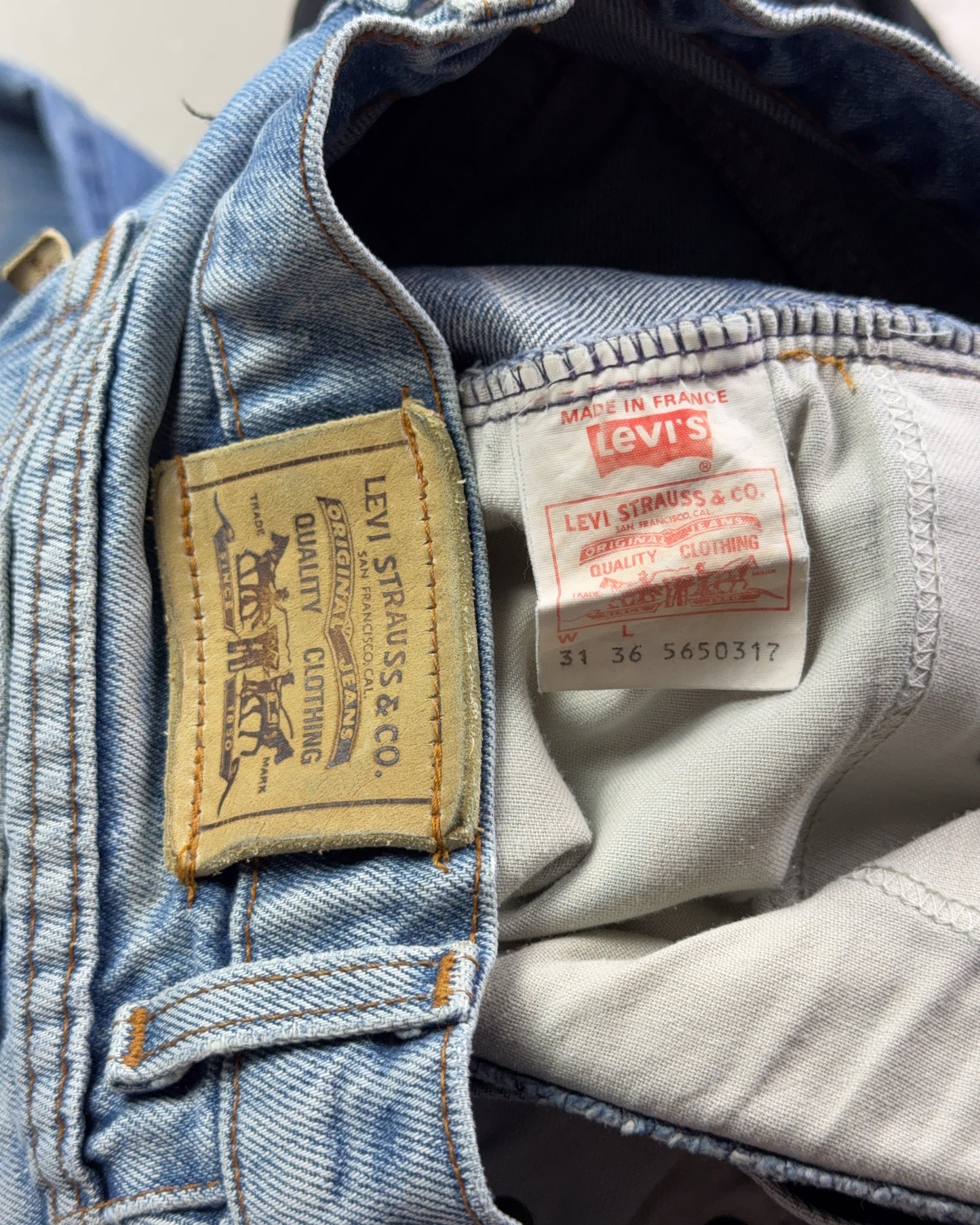1980's Levi's Straight Jeans *extremely rare 29x28 (S)