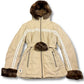 2000's Ellesse Faux Fur Jacket Women's *very rare (M)