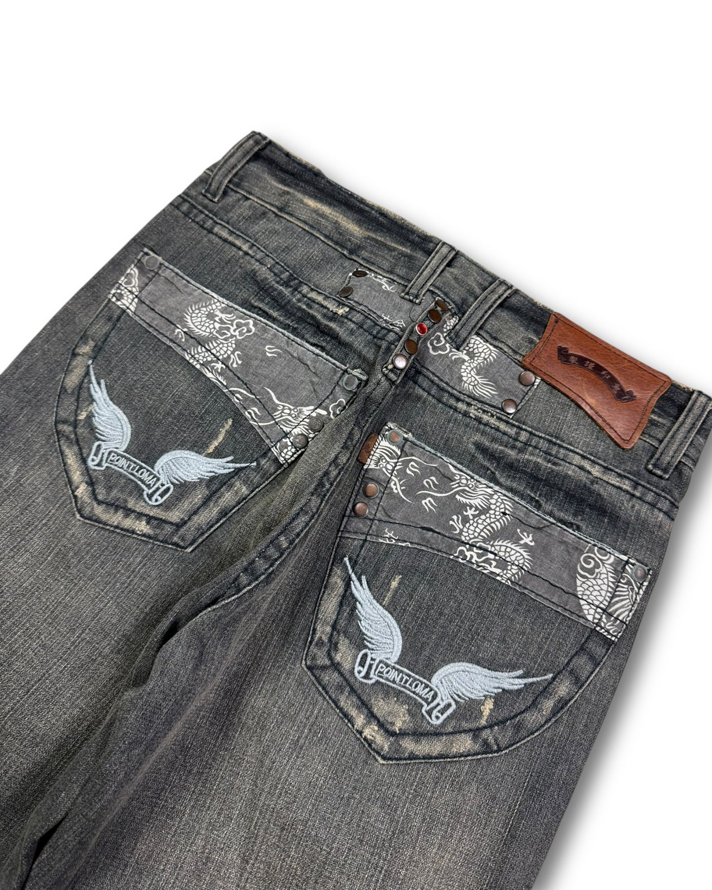 2000's Pointloma Straight/Baggy Japanese Archive Jeans *very rare 29x32 (S)