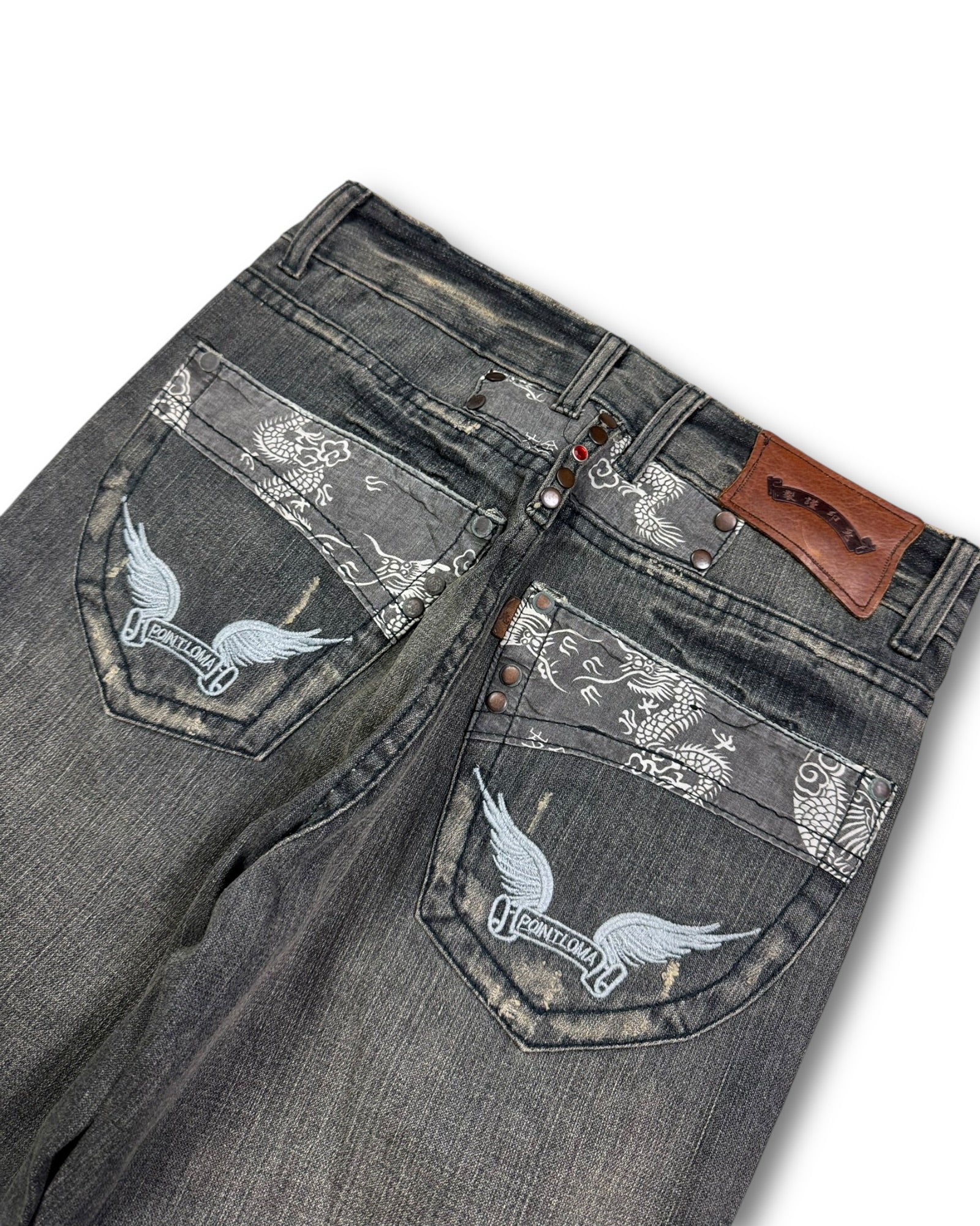 2000's Pointloma Straight/Baggy Japanese Archive Jeans *very rare 29x32 (S)