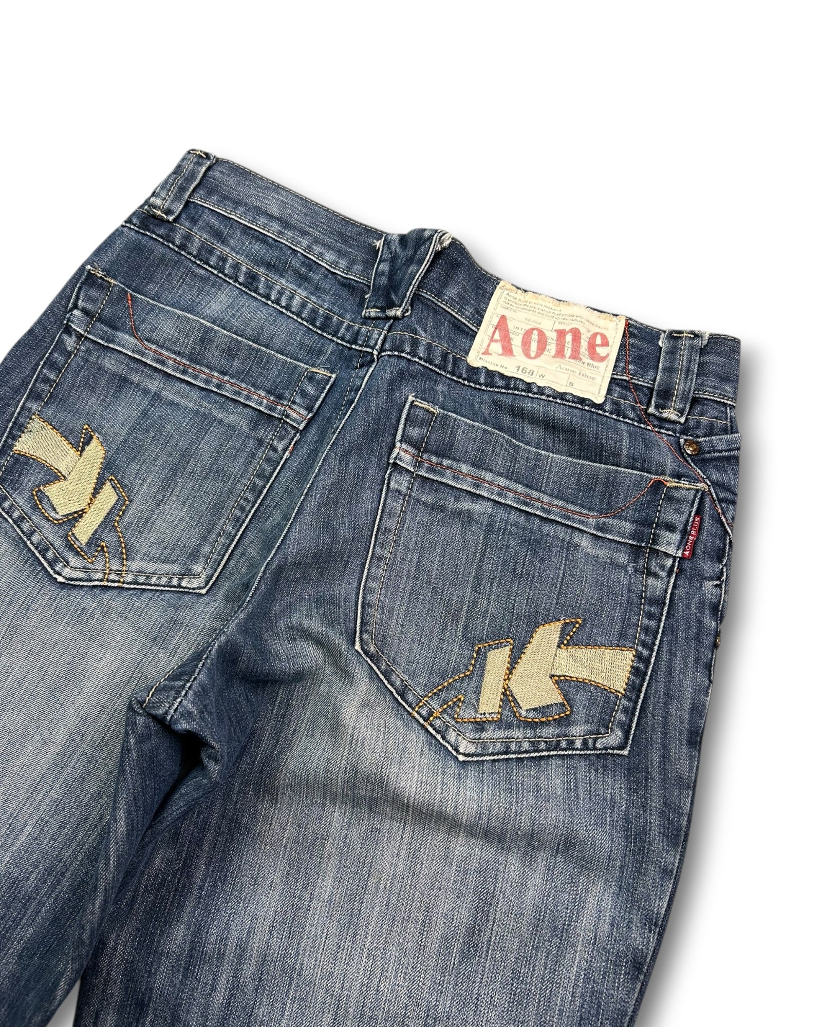 2000's Aone Blue Japanese Baggy Jeans *rare 30x32 (M)