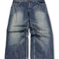 2000's Woker Baggy Japanese Jeans *rare 40x28 (XXL)
