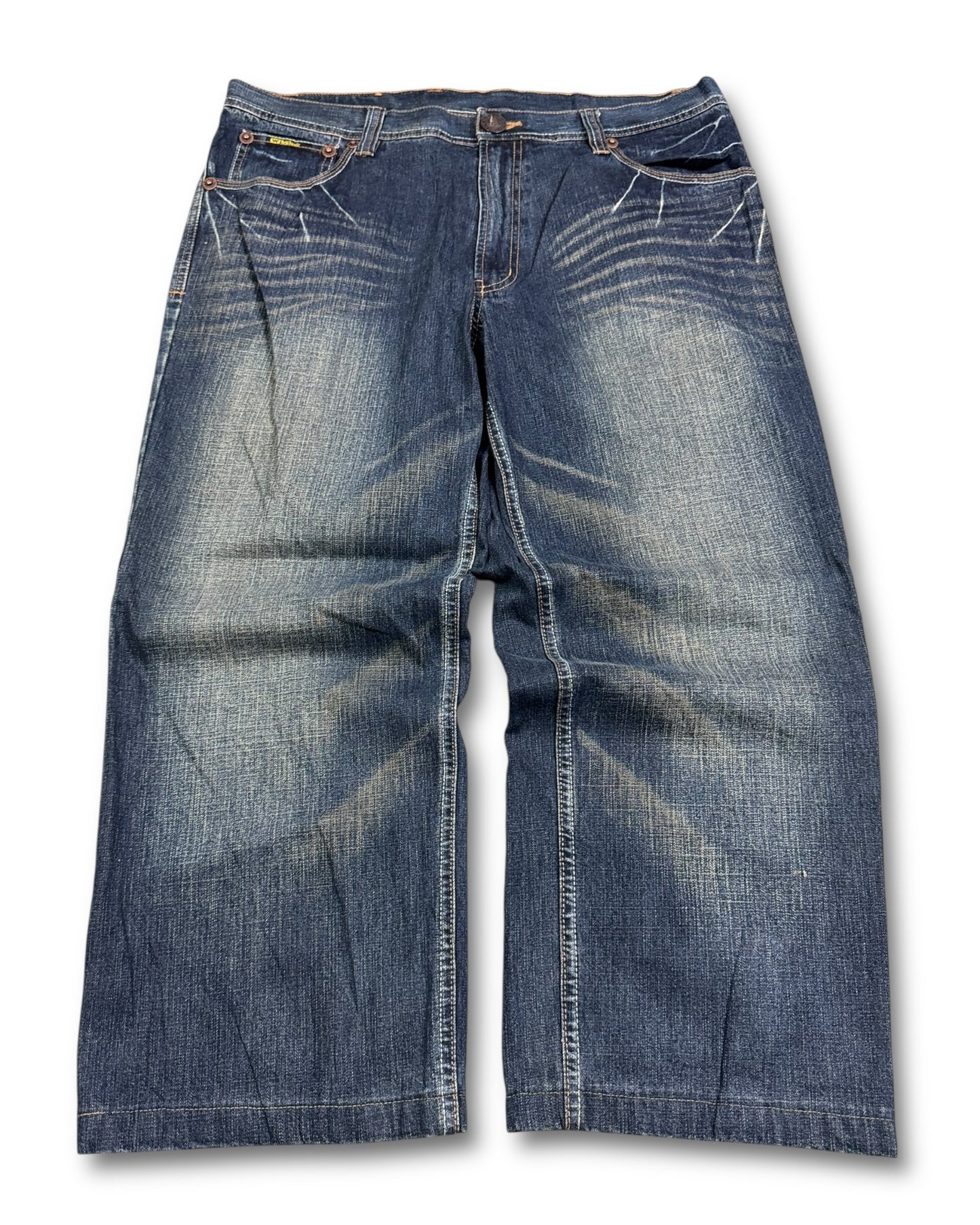 2000's Woker Baggy Japanese Jeans *rare 40x28 (XXL)