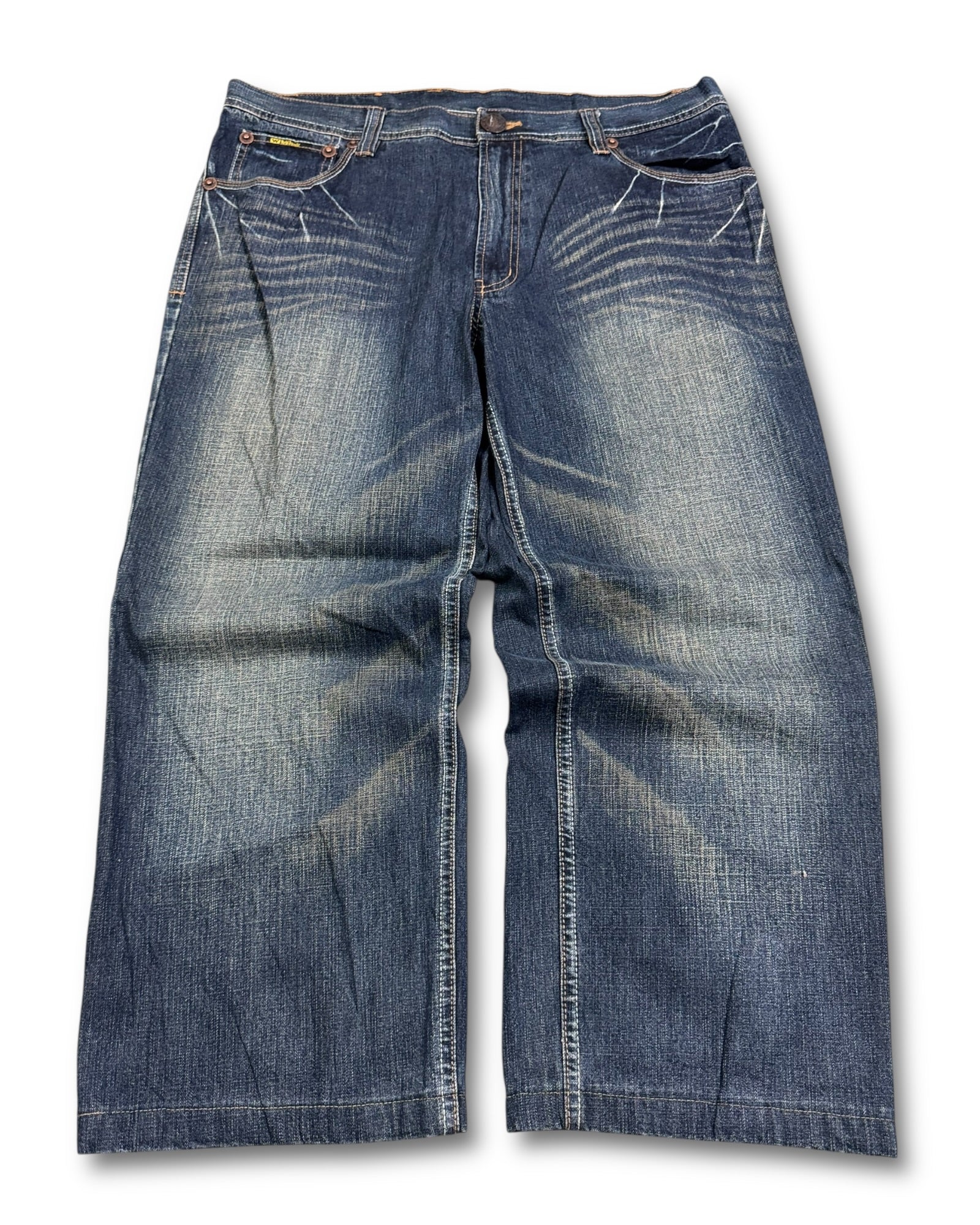 2000's Woker Baggy Japanese Jeans *rare 40x28 (XXL)