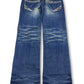 2000's World-traveller Straight Jeans * 34x32 (L)