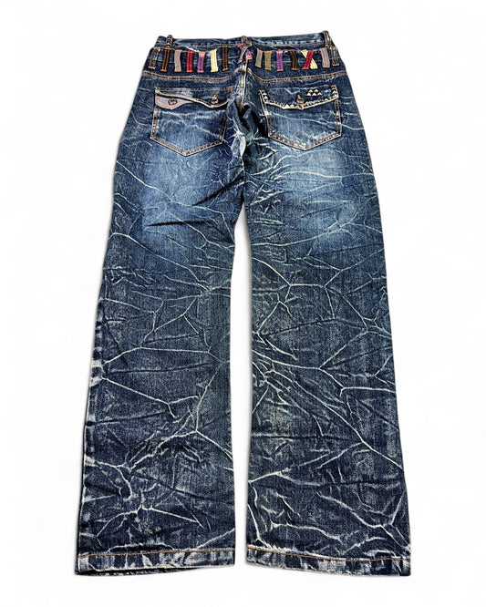 2000's Nylaus Jeans Japanese Archive Straight Jeans *very rare 29x32 (S)