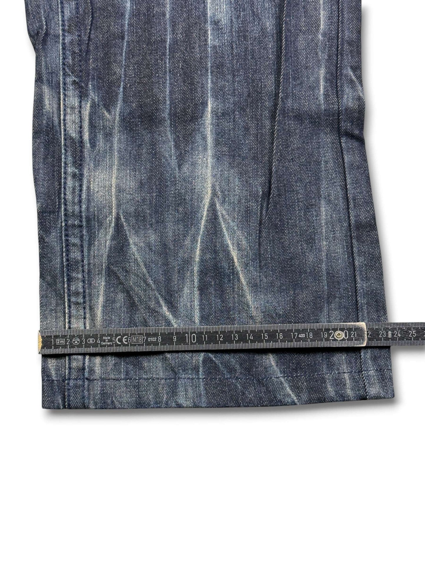 2000's Bsj Blue Subject Baggy Japanese Jeans *very rare 38x30 (XXL)