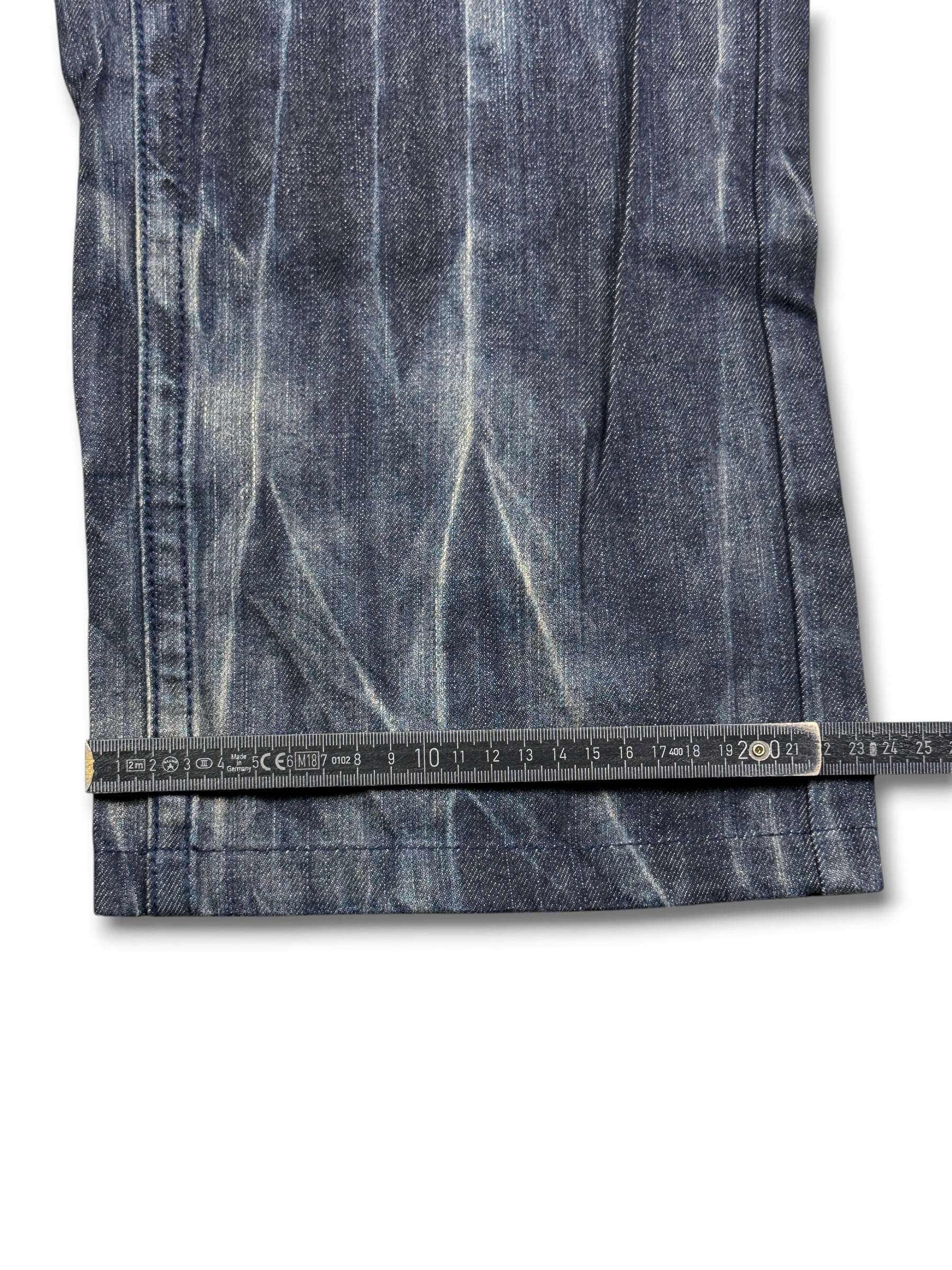 2000's Bsj Blue Subject Baggy Japanese Jeans *very rare 38x30 (XXL)