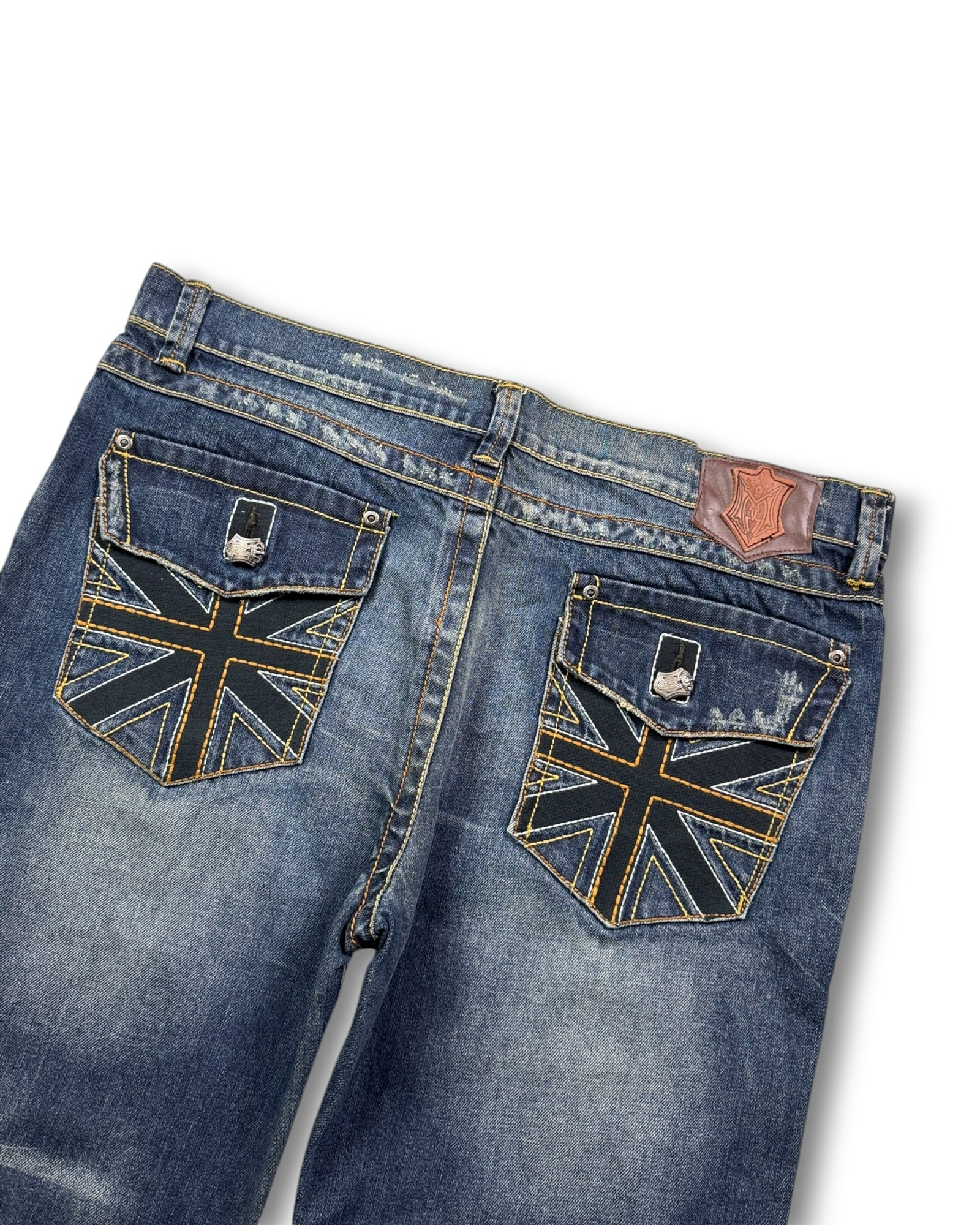 2000's Japanese Archive Baggy/Bootcut Jeans *very rare 38x36 (XXL)