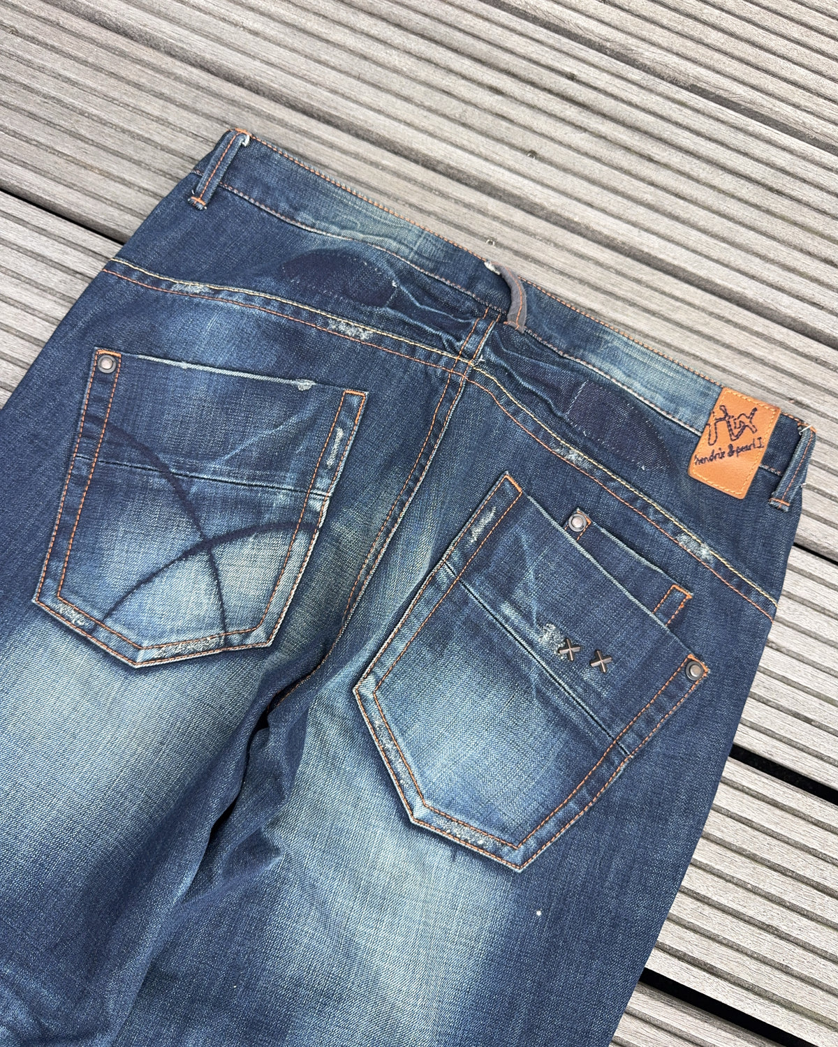 2000's Hendrix Japanese Straight/Baggy Jeans *rare 38x34 (XXL)