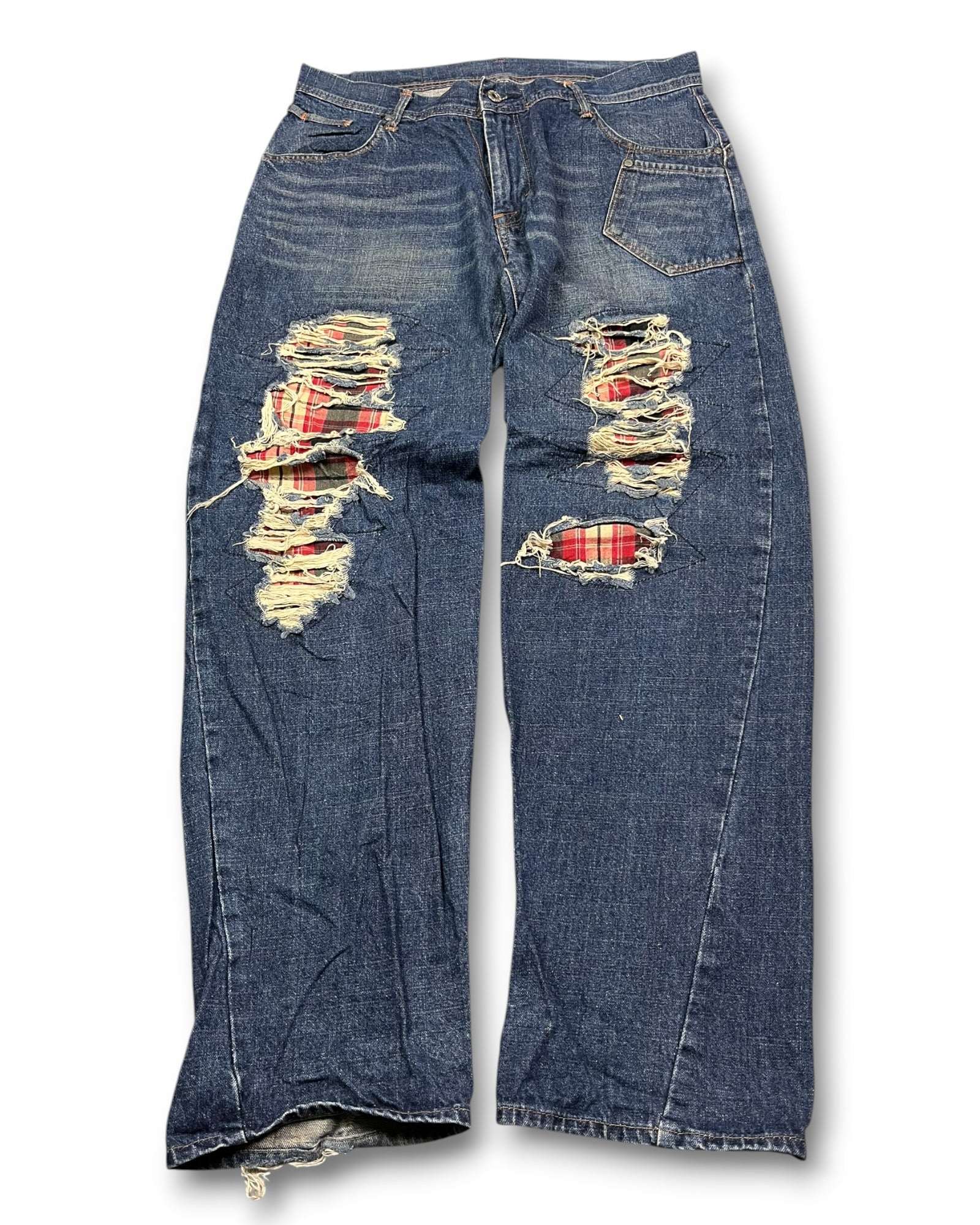2000's Japanese Baggy/Straight Jeans *rare 34x34 (L)