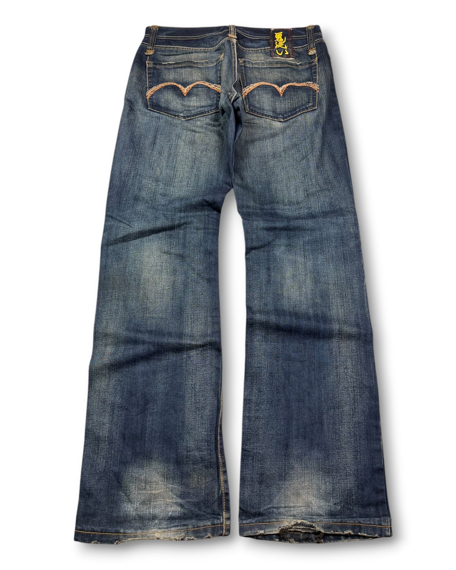 2000's Oniarai Nippon Straight/Baggy Japanese Jeans *very rare 32x32 (M)