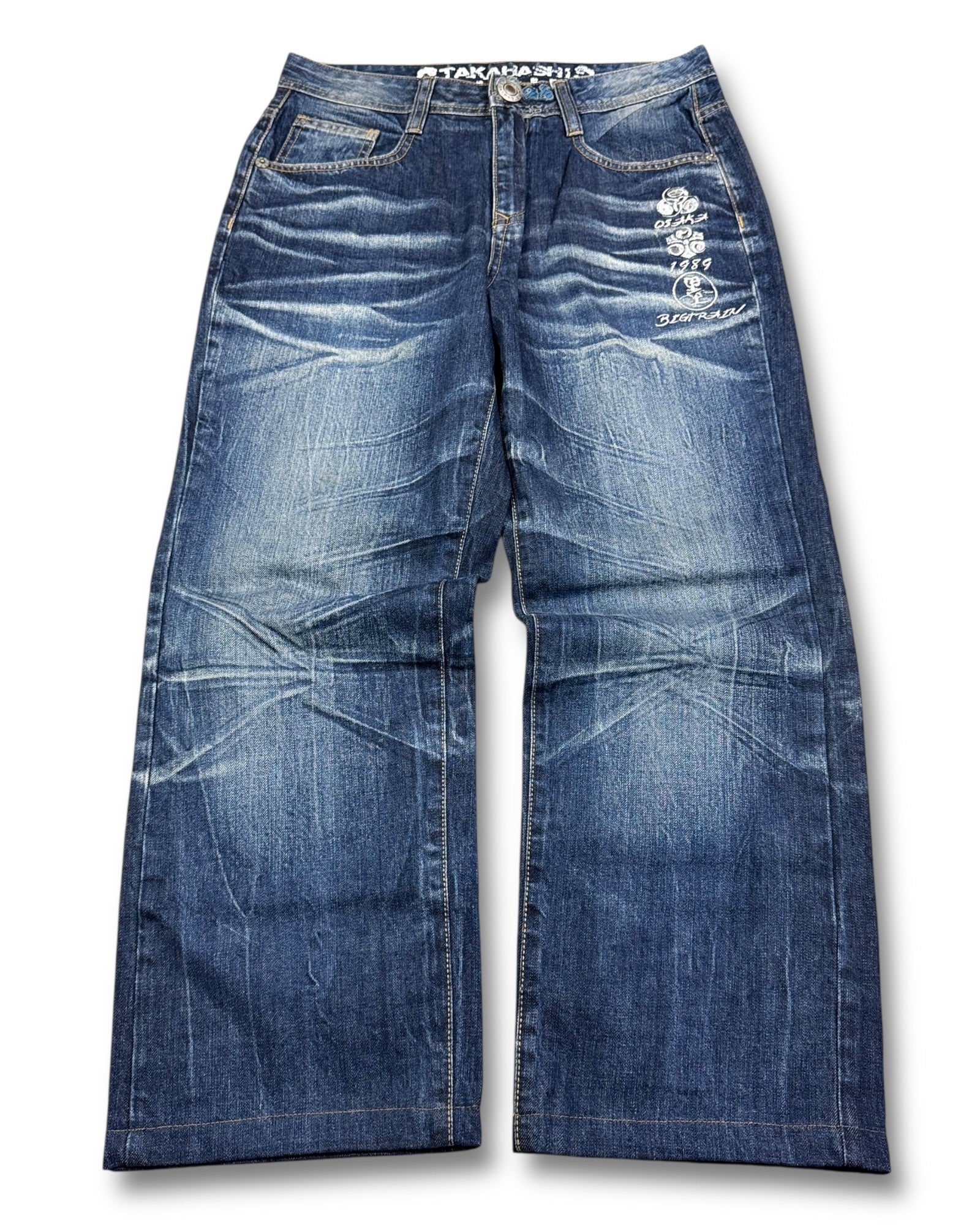 2000's Big Train Japanese Baggy Jeans *very rare 31x30 (M)