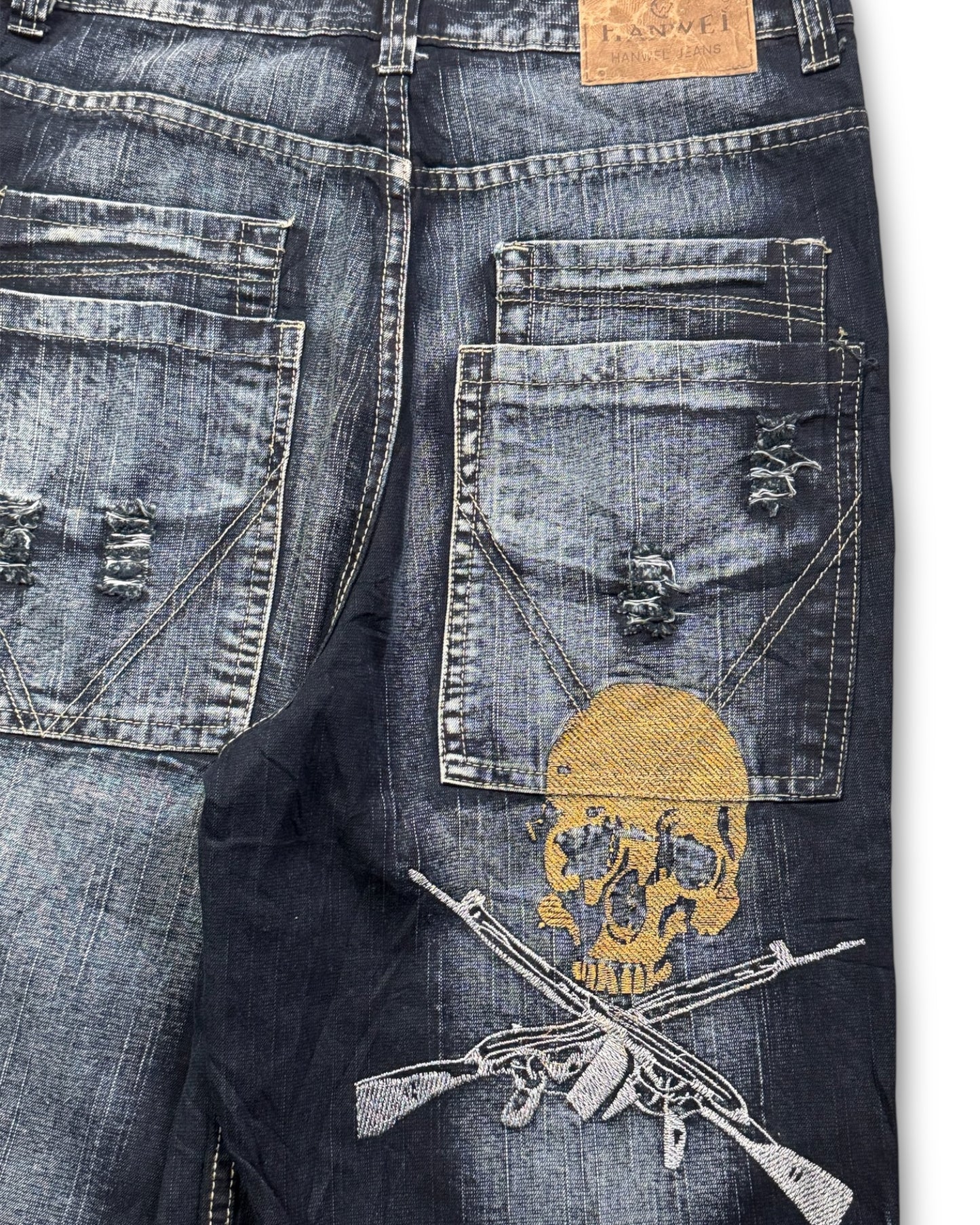 2000's Hanwei Japanese Straight/Baggy Jeans *rare 30x34 (M)