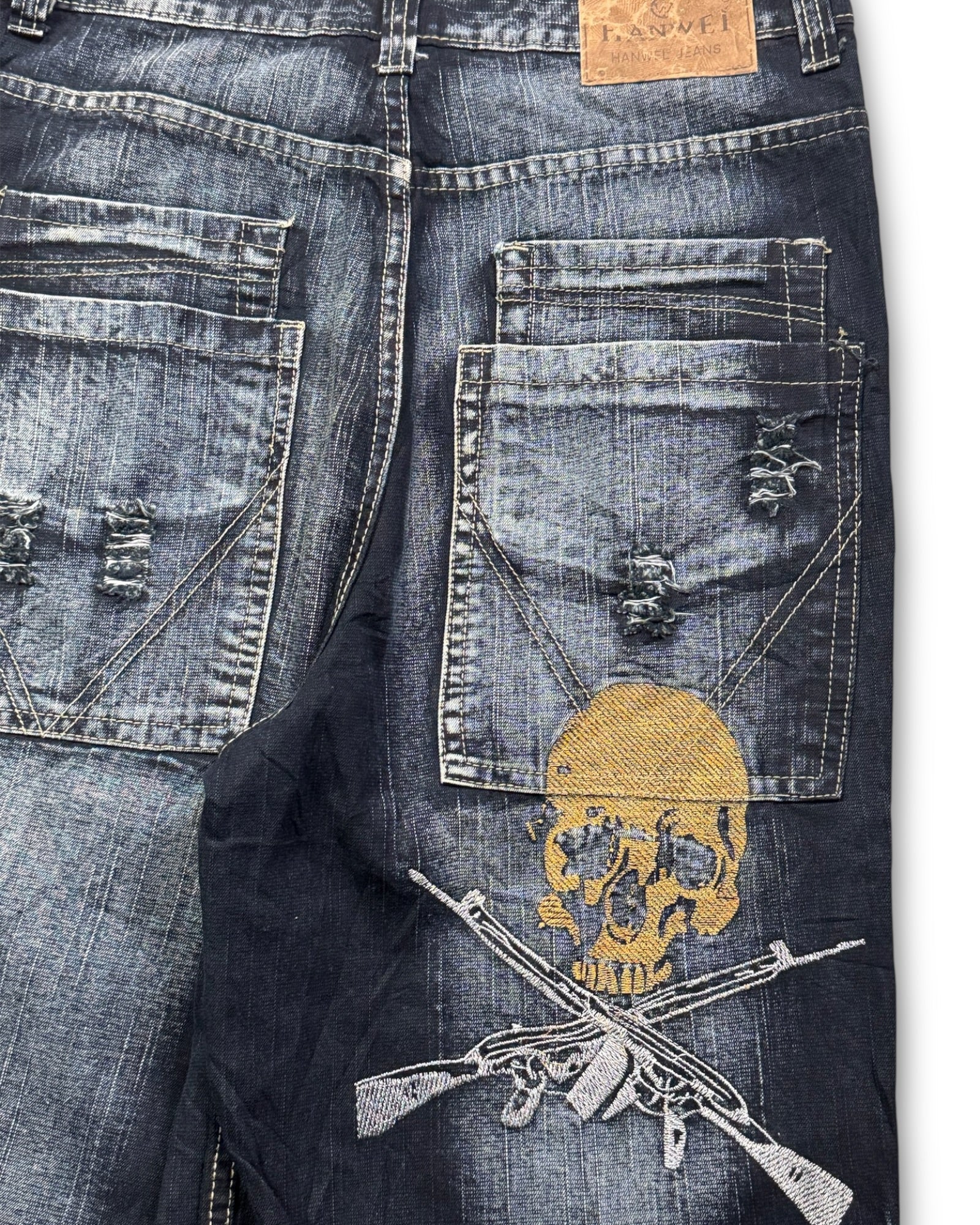 2000's Hanwei Japanese Straight/Baggy Jeans *rare 30x34 (M)