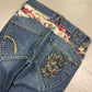 2000's Oniarai Japanese Archive Straight Jeans *very rare 30x30 (M)