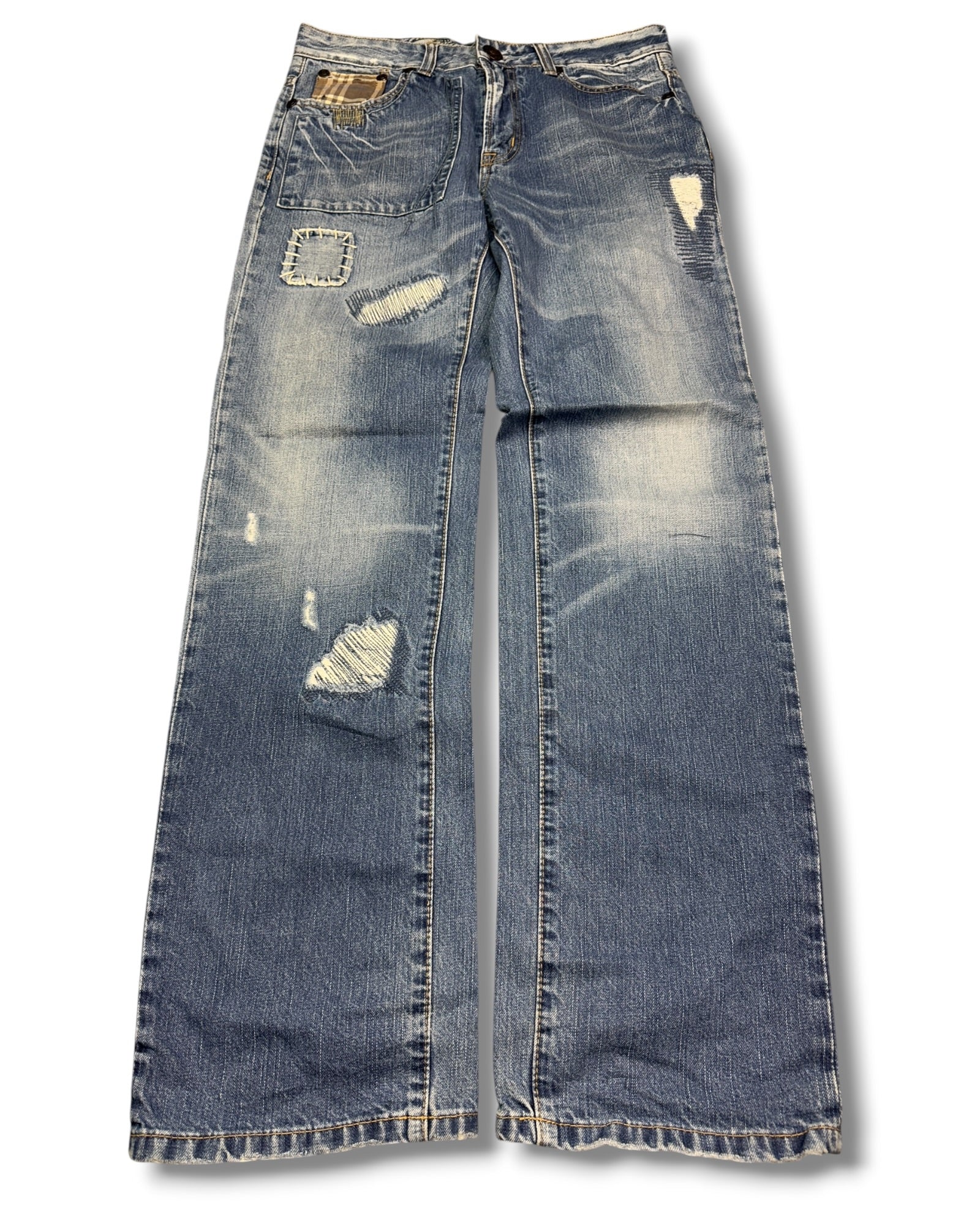 2000's Big Train Baggy Japanese Jeans *rare 32x34 (M)