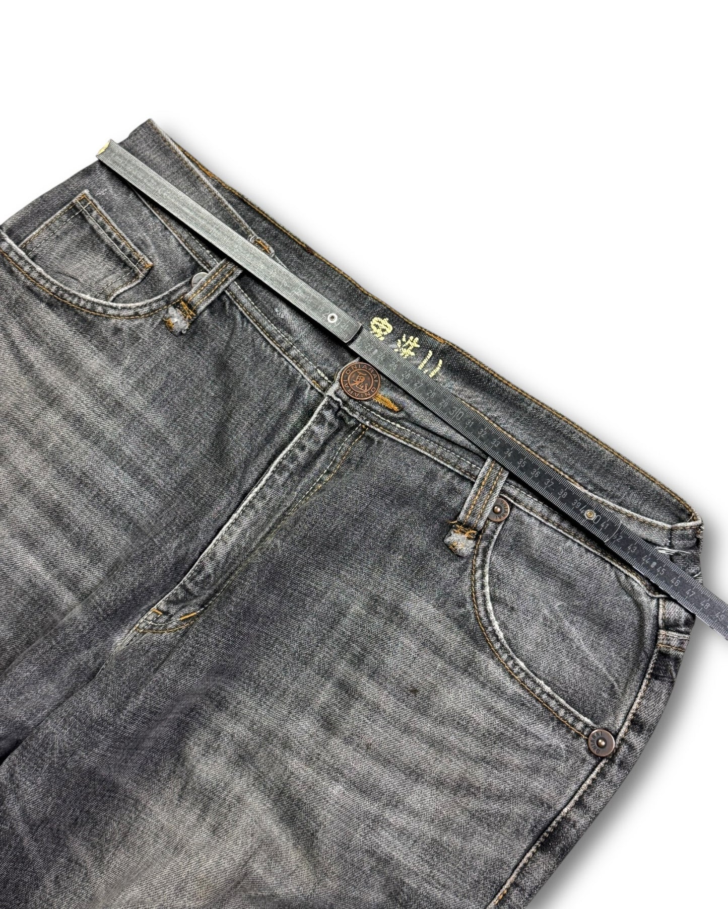 2000's Oniarai Baggy Japanese Jeans * 36x32 (XL)