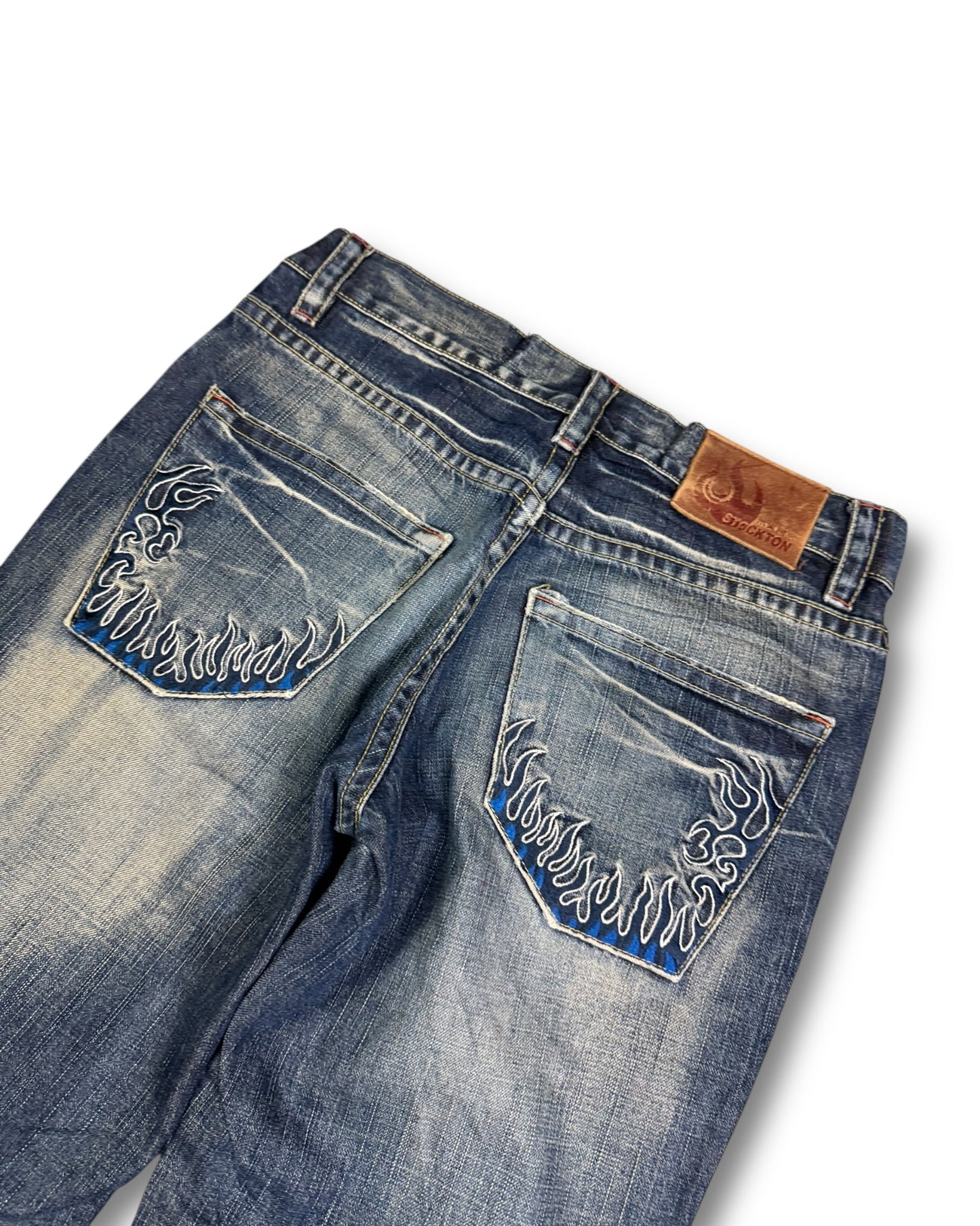 2000's Stockton Straight/Baggy Japanese Jeans *very rare 30x32 (M)