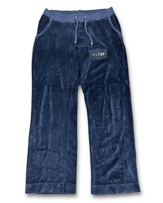 2000's Guess Track Pants Velour Women's Women's *rare (XL)