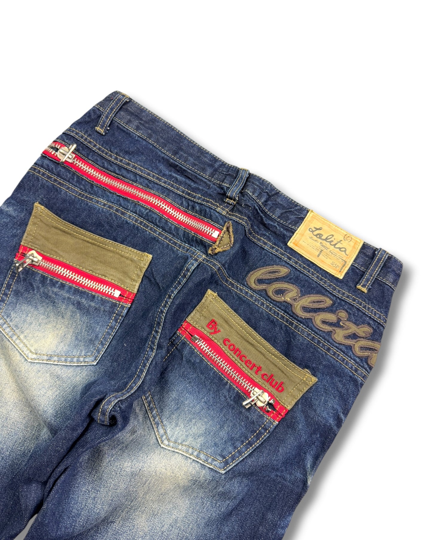2000's Lolita Straight Japanese Archive Jeans *very rare 32x32 (M)