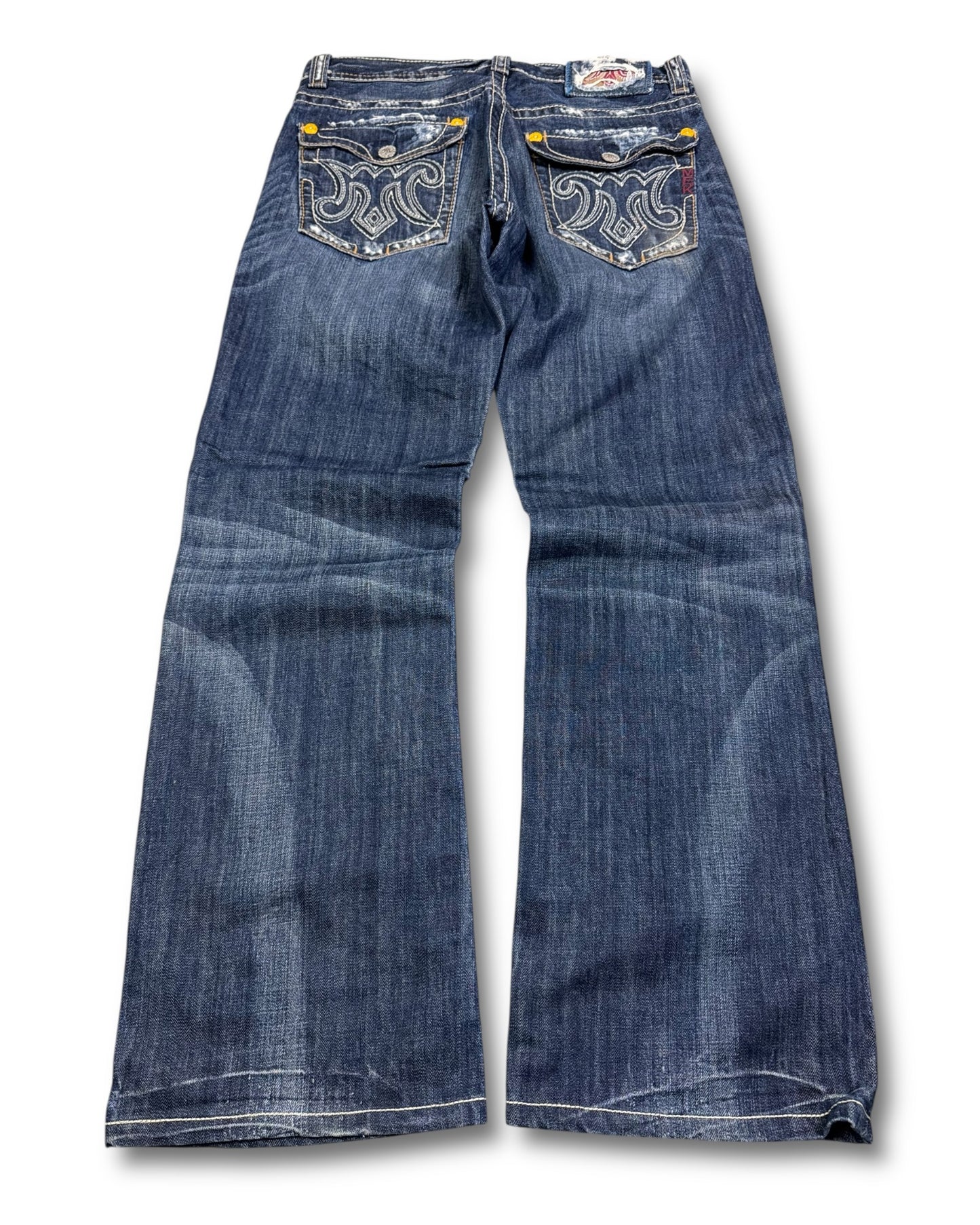 2000's Osaka Big Train Japanese Archive Baggy Jeans *very rare 32x32 (M)