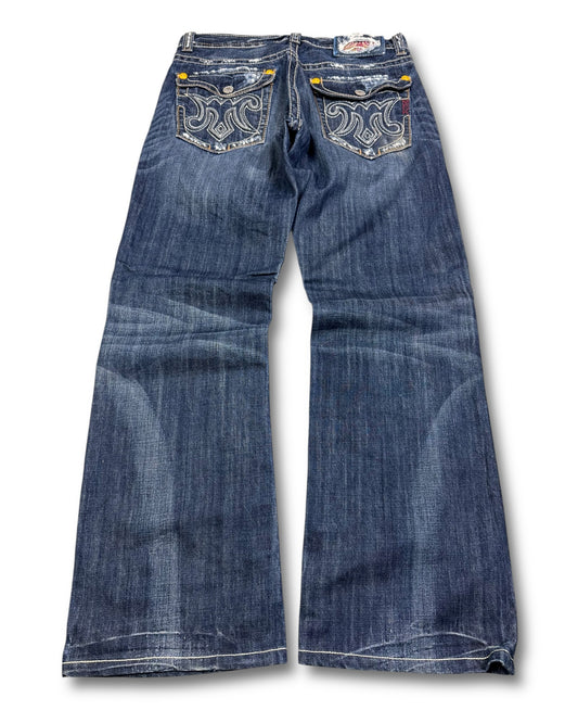 2000's Osaka Big Train Japanese Archive Baggy Jeans *very rare 32x32 (M)