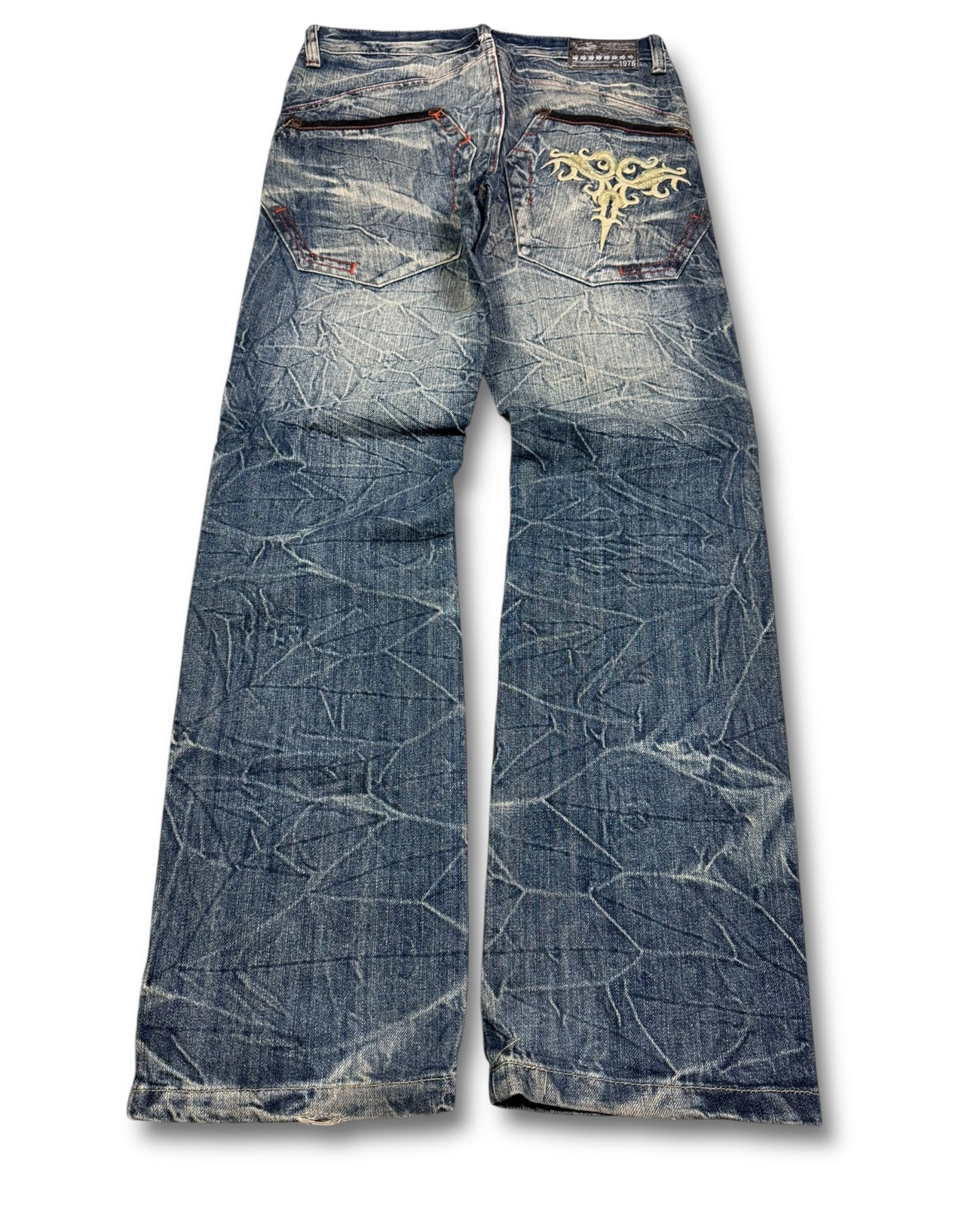 2000's Eightmun Japanese Archive Straight/Baggy Jeans *extremely rare 32x32 (M)