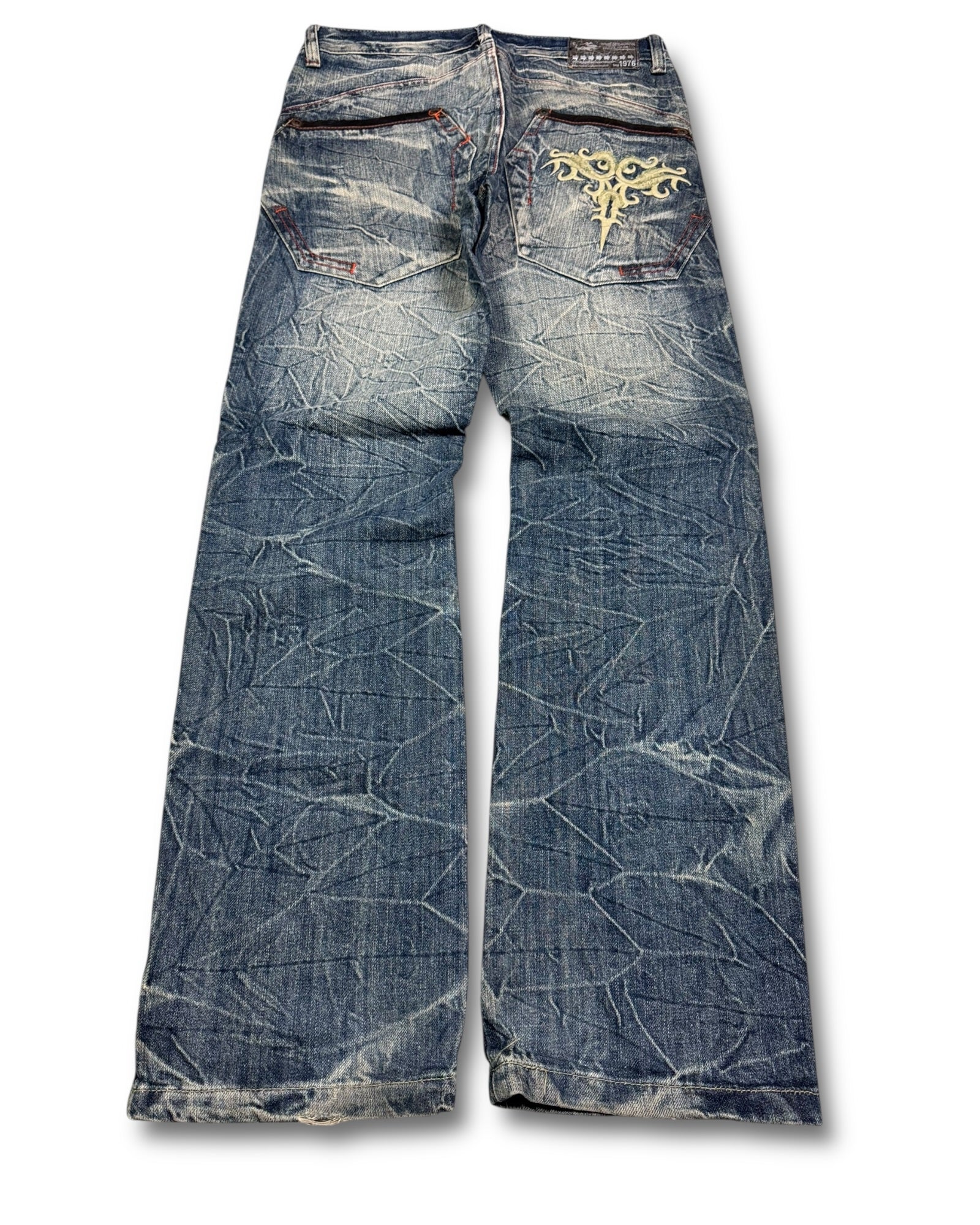 2000's Eightmun Japanese Archive Straight/Baggy Jeans *extremely rare 32x32 (M)