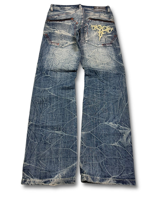 2000's Eightmun Japanese Archive Straight/Baggy Jeans *extremely rare 32x32 (M)