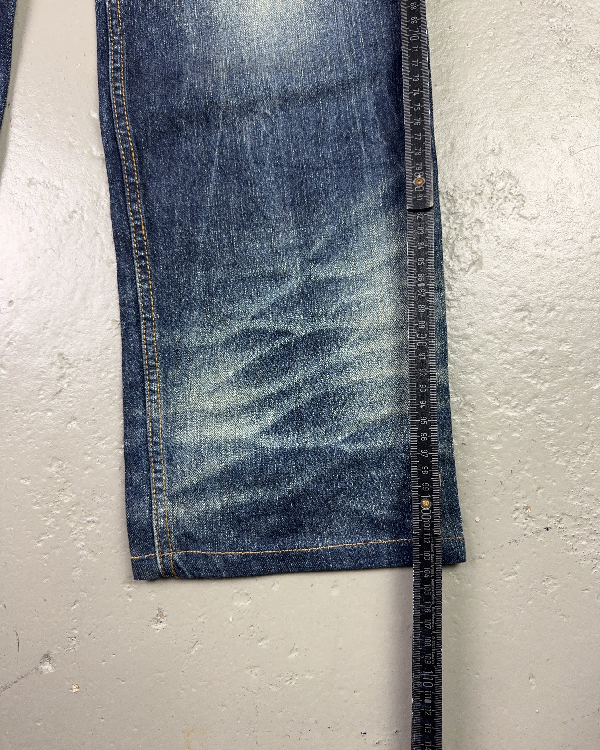 2000's Oniarai Japanese Archive Straight Jeans *very rare 36x32 (XL)
