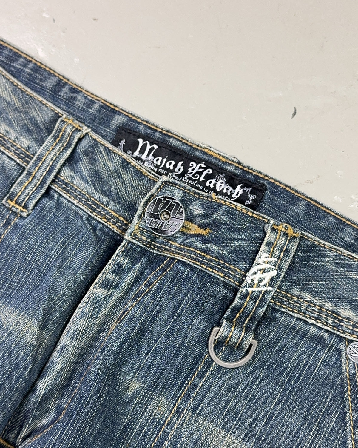 2000's Maja's Elaboration Japanese Straight/Baggy Jeans *rare 36x32 (XL)