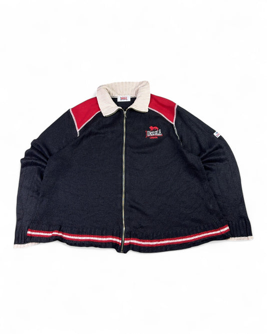 1990's Lonsdale Knit Zip Jacket *rare (M)